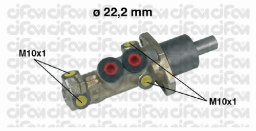 CIFAM 202-198 [460198] главн. торм. цил. citroen ZX 1.4-1.9TD ABS 94>/Peugeot 405 1.6-1.9TD ABS 92-96