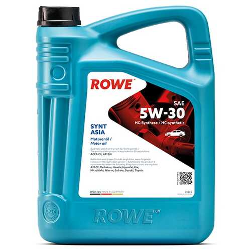 ROWE 20245004099 Масло моторное HIGHTEC SYNT ASIA 5w-30 (4л)