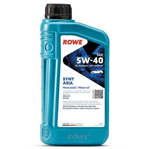 ROWE 20246-0010-99 Масло моторное 5W-40 1л HIGHTEC SYNT ASIA C3/A3/B4