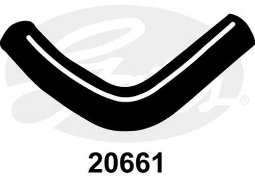 GATES 20661 Патрубок системы охлаждения! Mitsubishi Lancer 5 95-03