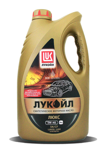 LUKOIL 207465 Лукойл люкс 5W40 (4L) масло моторное! синт. API SN/CF;Масло моторное синтетика 5W-40 4 л