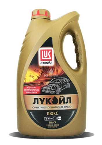 LUKOIL 207465 Лукойл люкс 5W40 (4L) масло моторное! синт. API SN/CF