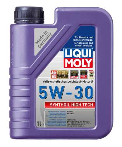 LIQUIMOLY 20957 LiquiMoly 5W30 Synthoil High Tech (1L) масло моторное синт. API SM/CF, ACEA A3/B4