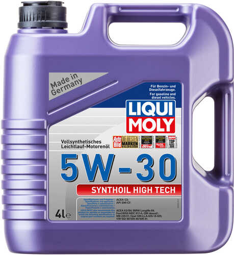 LIQUIMOLY 20958 Масло моторное синт. SYNTHOIL HIGH TECH 5W-30 4Л