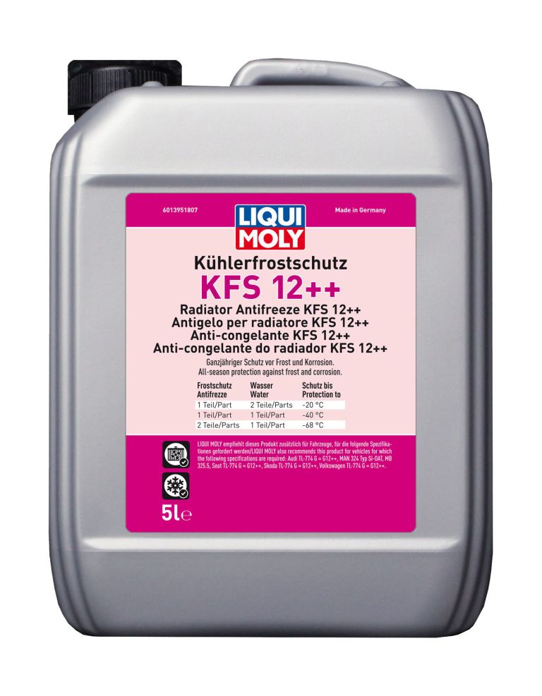 LIQUIMOLY 21135 Антифриз! красн. конц. vw TL-774 G (G12++), MB 325.5