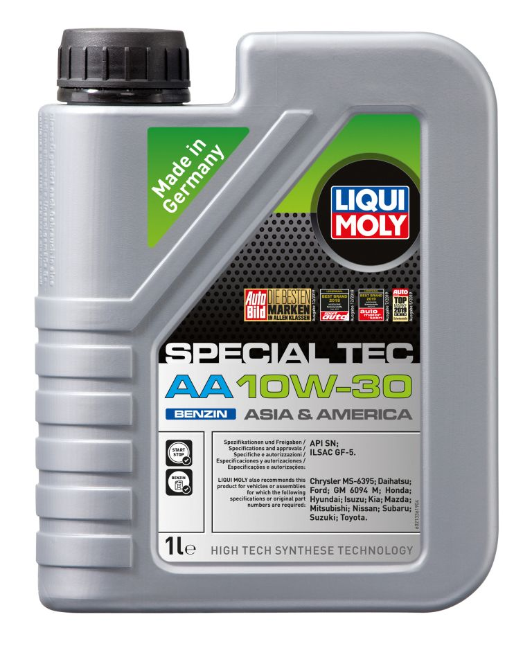 LIQUIMOLY 21336 LiquiMoly 10W30 Special Tec AA Benzin (1L) масло мот.! синapi SN Plus+RC,ILSAC GF-5,Chrysler MS-6395