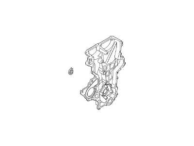 HYUNDAIKIA 213502B701 Cover assy-timing chain & oil pump