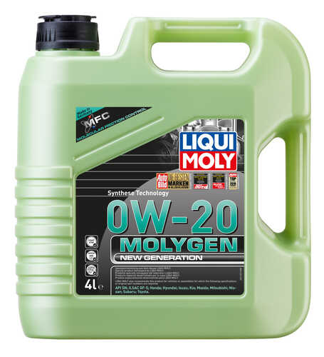 LIQUIMOLY 21357 Нс-синт. мот. масло MOLYGEN NEW GENERATION 0W-20 (4Л)