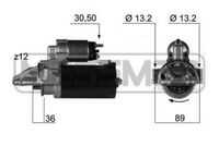 ERA 220353 Стартер! 2.0Kw Ford Transit, Citroen Jamper, Peugeot Boxer 2.2D/2.4TD 06>