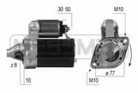 ERA 220504 Стартер! 12V 0.9KW 8T Hyundai Elantra/Accent, Mitsubishi Galant 1.3-2.0 91-05