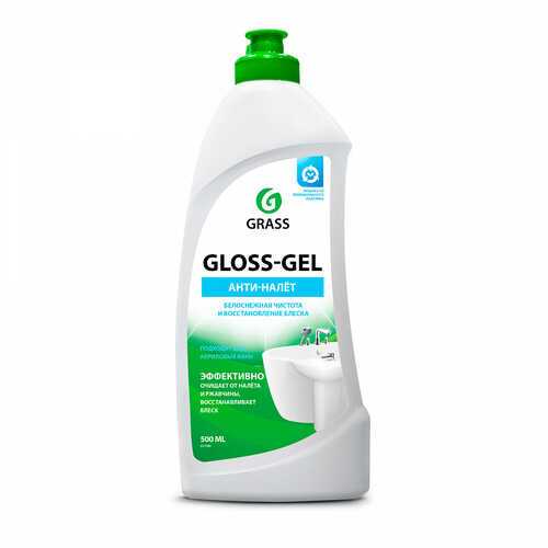 GRASS 221500 Чистящее средство для ванной комнаты! 'Gloss gel' (флакон 500 мл)