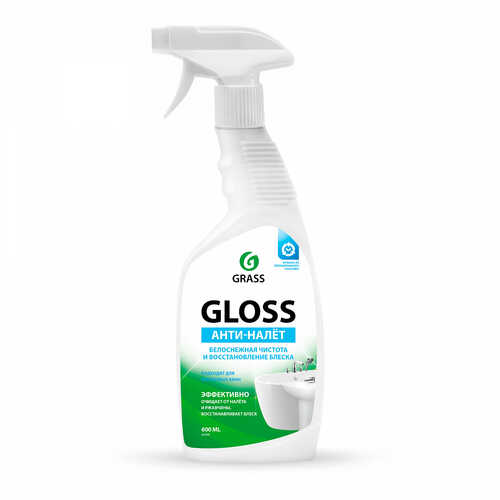 GRASS 221600 Чистящее средство для ванной комнаты! 'Gloss' (флакон 600 мл)