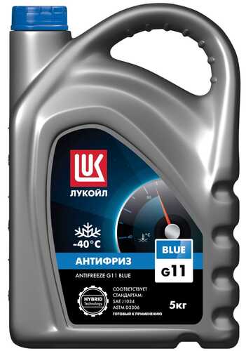 LUKOIL 227396 G11 (5L) антифриз! G11 синий 5л