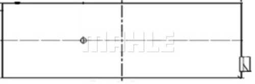 MAHLEKNECHT 227PL10219000 Вкладыши шатунные (пара) STD SPUTTER ш36.2 Omn MAN D2865/250-344KW