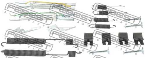 FEBEST 2304-POL Монтажный комплект барабанных колодок