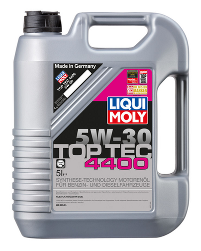 LIQUIMOLY 2322 LiquiMoly 5W30 Top Tec 4400 (5L) масло моторное синт. ACEA C4:Renault RN 0720