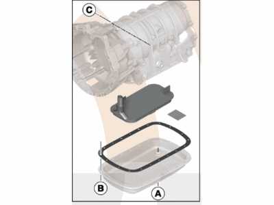 BMW 24152333858 Комплект масляного фильтра АКПП X5 E53