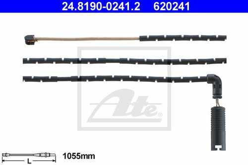 ATE 24.8190-0241.2 QBWS0246 [34353411757] датчик износа колодок зад. BMW X3 all 04> L=1055