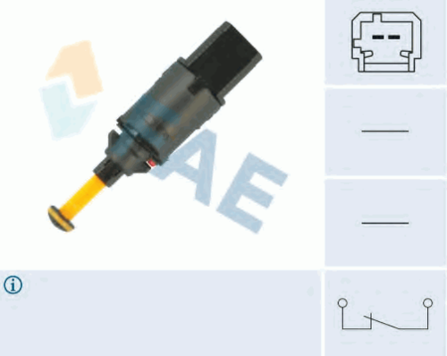 FAE 24897 Выключатель фонаря сигнала торможения