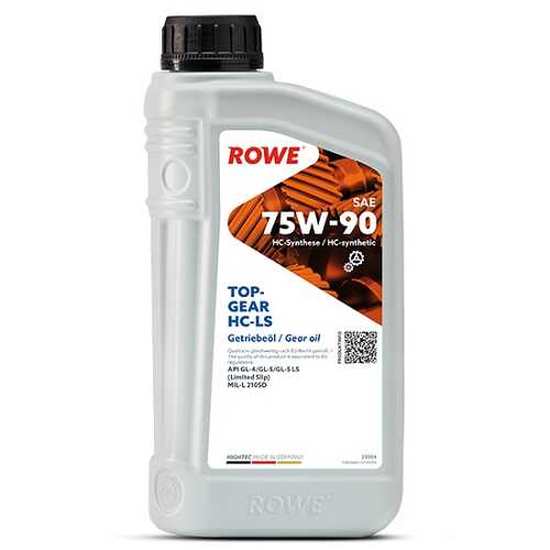 ROWE 25004001099 Масло трансмиссионное HIGHTEC TOPGEAR 75w-90 HC-LS (1л)