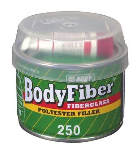 HBBODY 2500600060 Шпатлевка! зел. 0.75кг PRO F250 FIBER полиэфирная высокопроч., усилен. стекловолокном