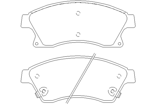 TEXTAR 2503101 Колодки дисковые передние! с антискрип. пласт. Opel Astra, Chevrolet Cruze 1.4-2.0 09>