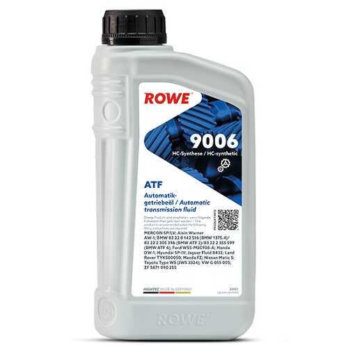 ROWE 25051-0010-99 Масло трансмиссионное HIGHTEC ATF 9006 (1л)