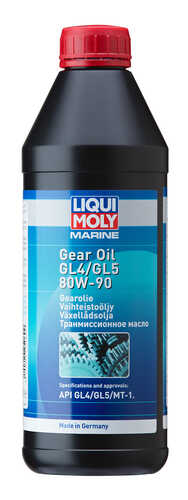 LIQUIMOLY 25069 LiquiMoly 80W90 Marine Gear Oil (1L) масло трансмис. д/водн. техн.! мин. api GL-4/GL-5/MT-1