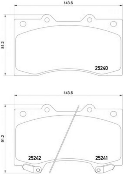 TEXTAR 2524001 Колодки дисковые передние! Nissan Patrol, Infiniti QX56 5.6 10>