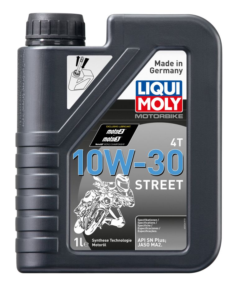 LIQUIMOLY 2526 LiquiMoly 10W-30 Motorbike 4T Street (1L) синт. масло моторн.! д/мотоц. api-sl, jaso MA-2