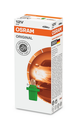 OSRAM 2722MF Лампа ORIGINAL LINE! 1шт. 12V 2W B8.5d качество ориг. з/ч (ОЕМ)