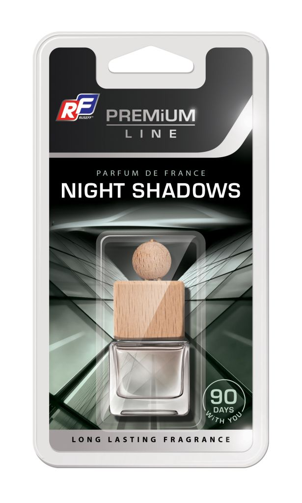 RUSEFF 27368N Ароматизатор подвесной жидкостный PREMIUM LINE Night Shadows (0,006л)