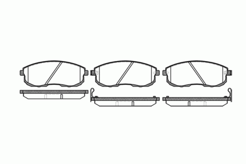 REMSA 293.12 293 12 FDB691=572346B колодки дисковые п. Nissan Maxima 2.0/3.0i & 24V 89>/200SX 1.8T 91-93