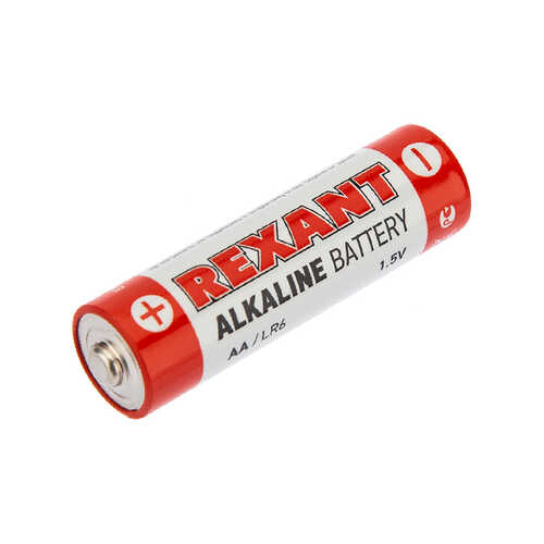 REXANT 30-1027 Алкалиновая батарейка AA/LR6 1.5 V 4 шт. блистер