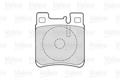 VALEO 301617 VL колодки дисковые задние! MB W14091>/W202 94>/W210 97>/W220 2.8/3.2 98>;Колодки тормозные