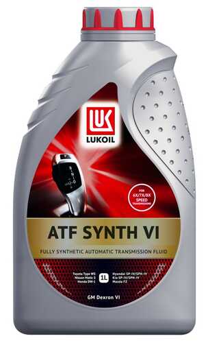 LUK 3041364 Лукойл ATF SYNTH VI (1L) жидкость гидравлическая! GM Dexron VI