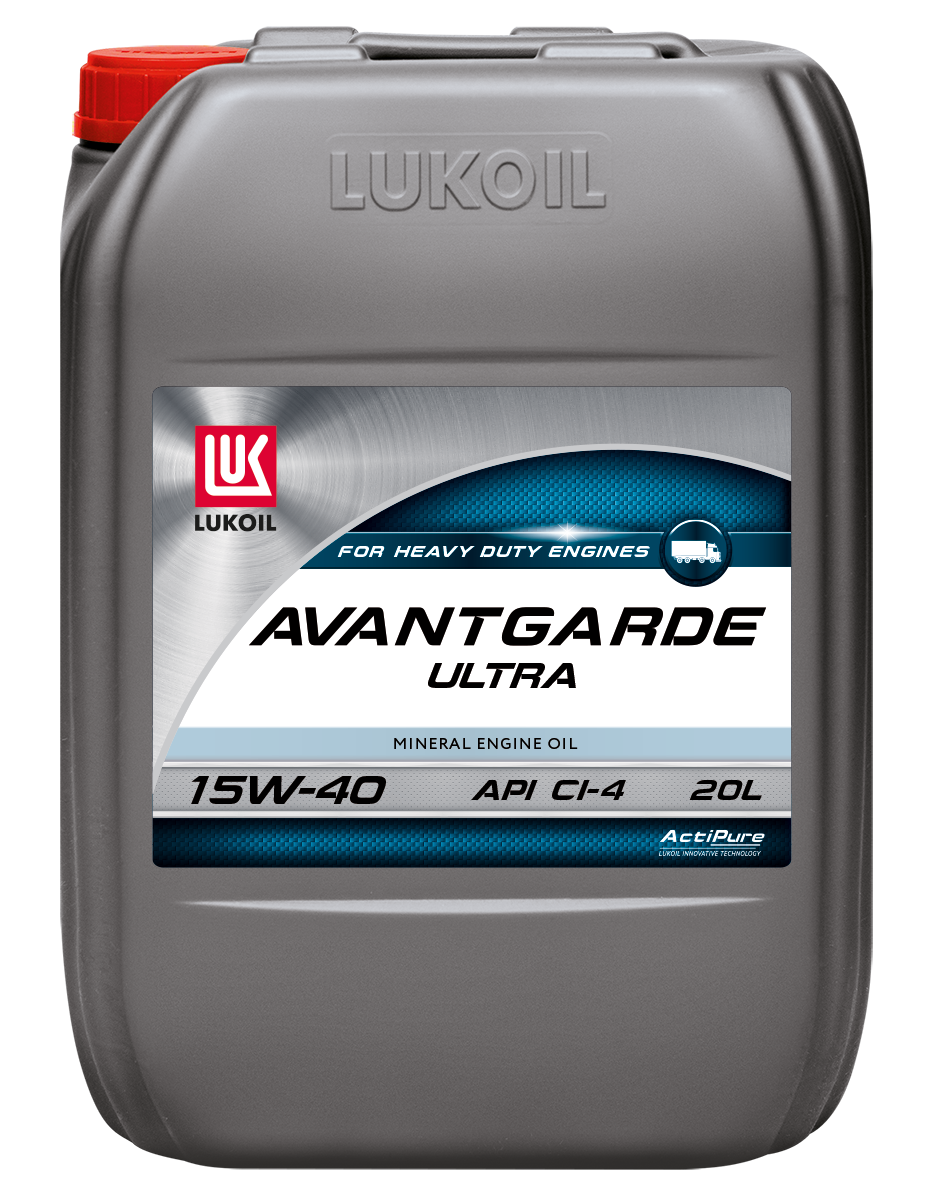 LUKOIL 3052075 Лукойл 15W40 авангард ультра (20L) масло моторное! (мин.) API CI-4/SL, ACEA E7, MB 228.3,M3275