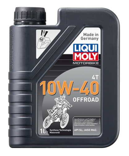 LIQUIMOLY 3055 LiquiMoly 10W40 Motorbike 4T Offroad (1L) (НС-синт.) масло моторное! для квадроциклов API SL, MA-2