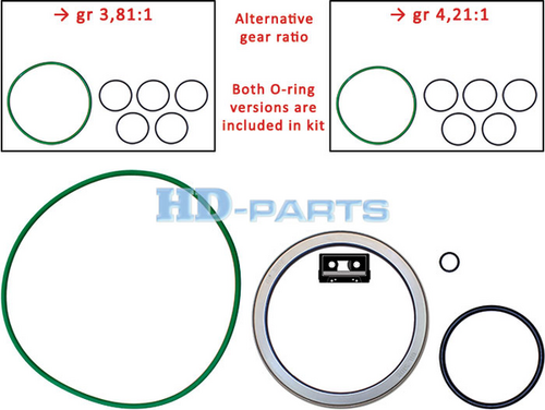 HDPARTS 309918 Комплект прокладок! SCANIA 3/4