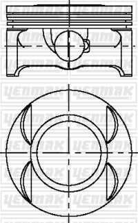 YENMAK 31-04229-000 80,50 MM поршень с пальцем, с кольцами (10013160/270720/0383762, турция)