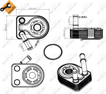 NRF 31311 Радиатор системы охлаждения