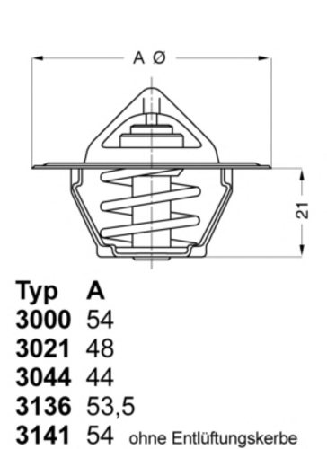 WAHLER 3141.87D Термостат! Audi A4/A6,VW Golf 95>;Термостат, охлаждающая жидкость