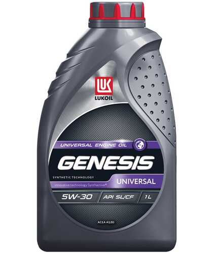 LUKOIL 3148620 Лукойл GENESIS UNIVERSAL 5W30 (1L) масло моторное! полусинт. API SL/CF, ACEA A1/B1, A5/B5