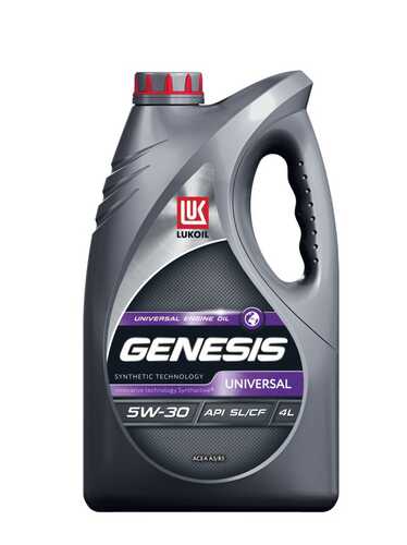 LUKOIL 3148621 Лукойл GENESIS UNIVERSAL 5W30 (4L) масло моторное! полусинт. API SL/CF, ACEA A1/B1, A5/B5