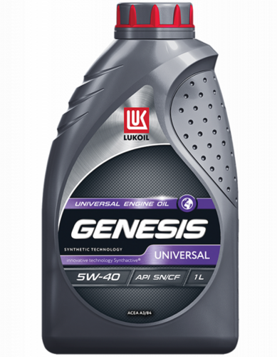 LUKOIL 3148630 Лукойл GENESIS UNIVERSAL 5W40 (1L) масло моторное! полусинт. API SN