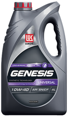 LUKOIL 3148646 Лукойл 10W40 GENESIS UNIVERSAL (4L) масло моторное! полусинт. API SN