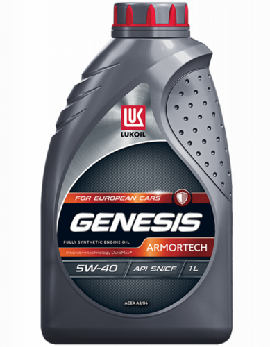 LUKOIL 3148670 Лукойл GENESIS ARMORTECH 5W40 (1L) масло моторное! синт. SN, 502 00/505 00, 226.5/229.5, 0700/0710