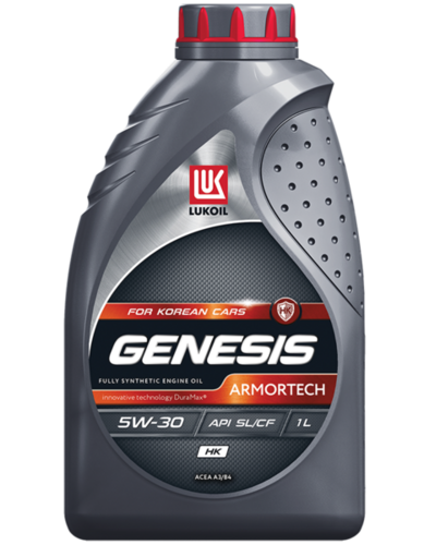 LUKOIL 3149286 Лукойл GENESIS ARMORTECH нк 5W30 (1L) масло моторное! синт. API SL, Hyundai/Kia;Масло моторное Genesis Armortech HK 5W-30 синтетическое 1 л