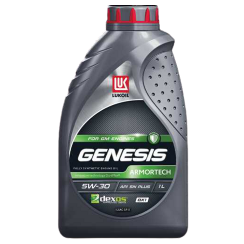 LUKOIL 3173878 Лукойл GENESIS ARMORTECH DX1 5W30 (1L) масло мотор.! синт. SN PLUS/SN-RC, ILSAC GF-5, dexos1 Gen 2