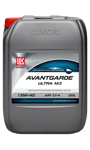 LUKOIL 3187428 ЛУКОЙЛ Авангард Ультра M3 15W40 (20L) масло мотор.! API CI-4